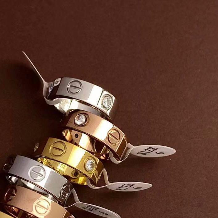 Брендові кільця Картьє/Cartier, з цирконами Одеса - фото 1