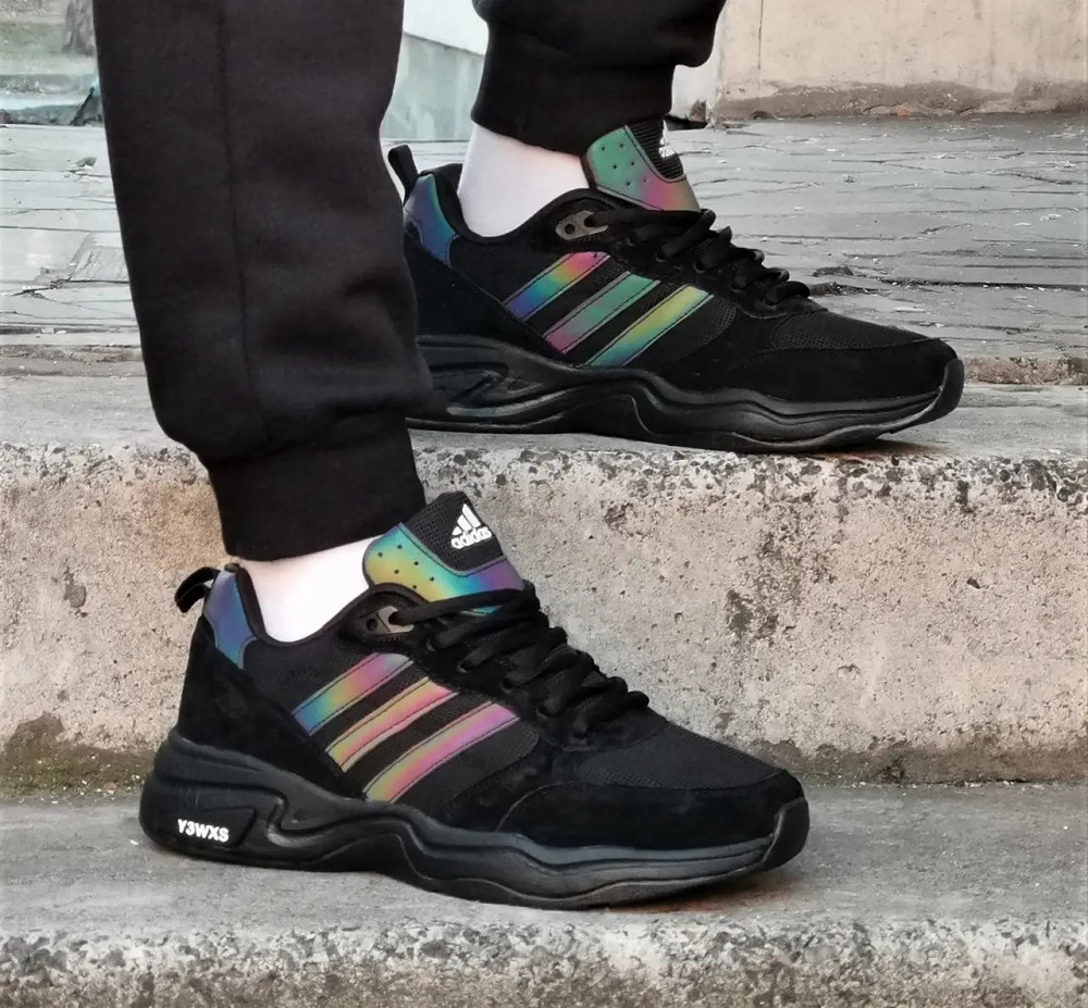 Кросівки Adidas Чорні Хамелеон Чоловічі Адідас Y3WXS (розміри: 42,43,45) Дніпро - фото 9