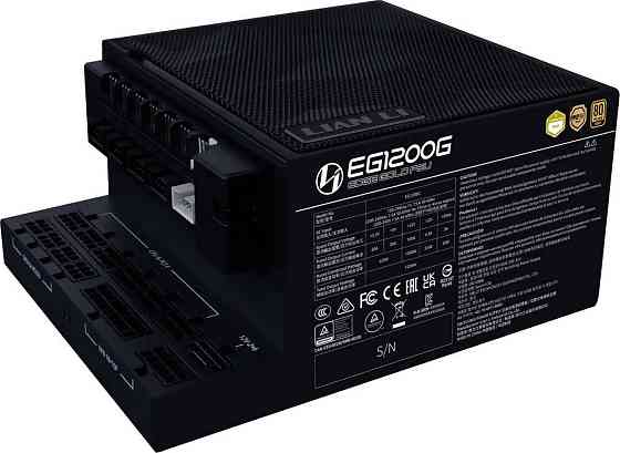 Блок питания Lian Li Edge Gold 1200W Black with Hub, EU Cord (G9P.EG1200G.BH00.EU) ( 18365 ) Харьков