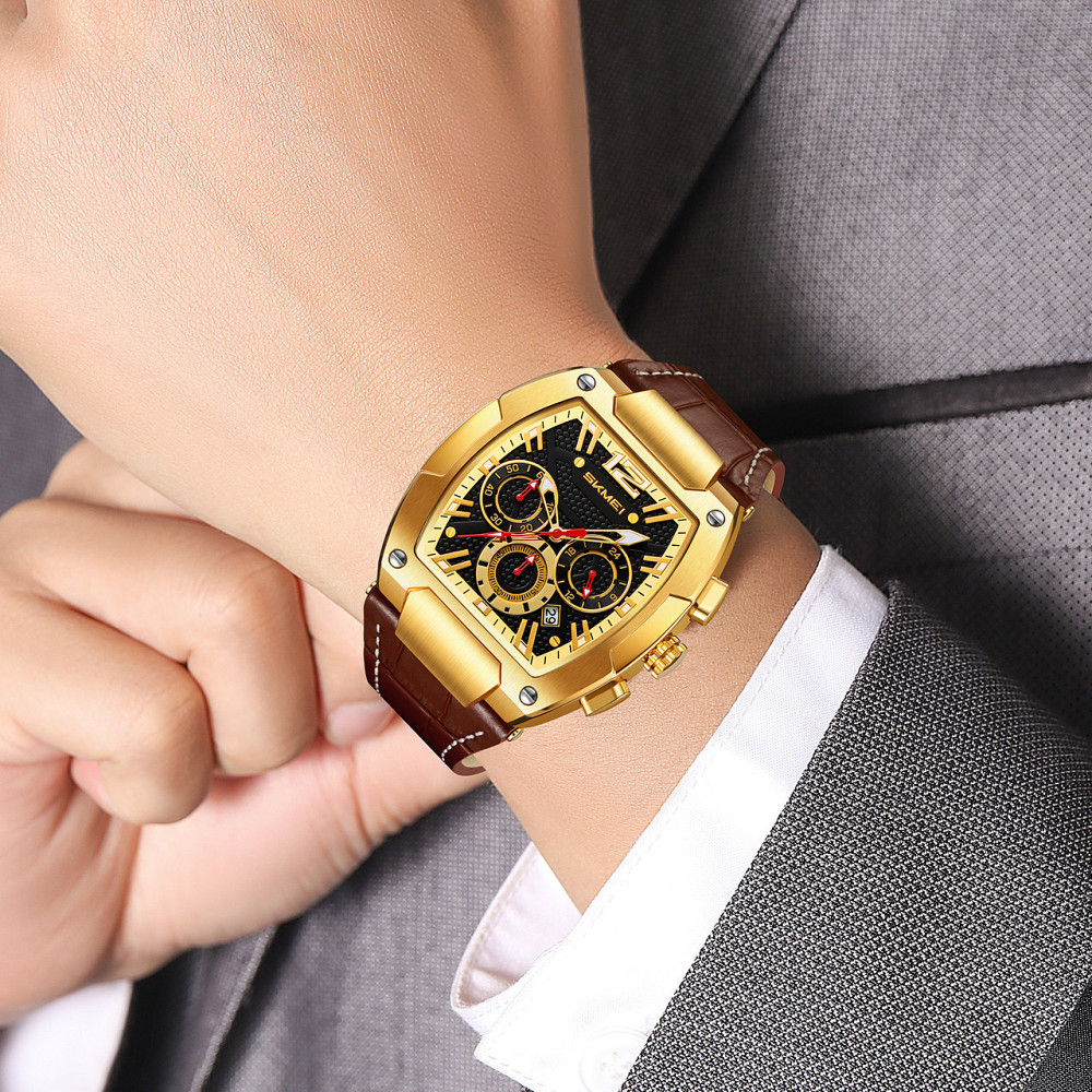 Skmei 9357GDBN Gold-Brown Киев - изображение 3