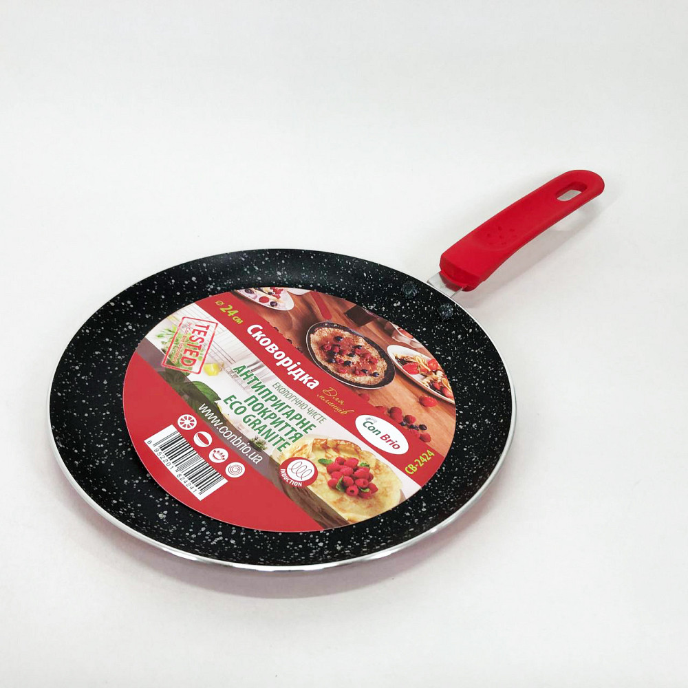 Якісні кухонні пательні Con, Сковорода якісна гриль, Зручна у використанні сковорідка AV-71 Львів - фото 2