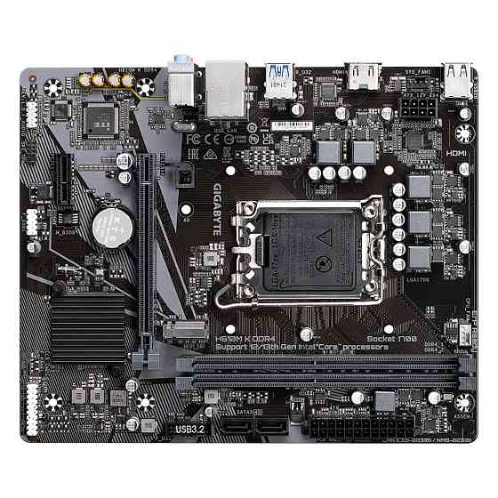 Материнська плата Gigabyte H610M K DDR4 Socket 1700 ( Для настільного ПК ) Харків