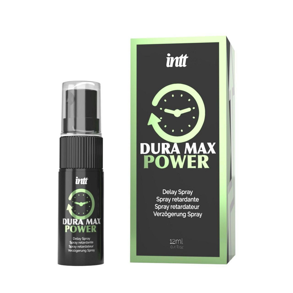 Пролонгатор-спрей Intt Dura Max Power (12 мл) с охлаждающим эффектом, без лидокаина, с пантенолом Sex Aura Киев - изображение 1
