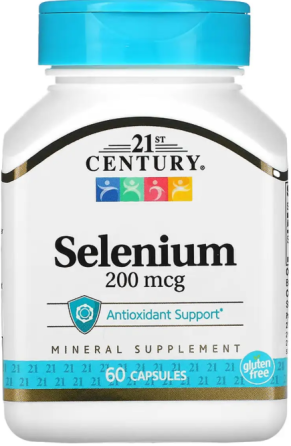 Селен 21st Century Selenium 200 mcg 60 капс Киев
