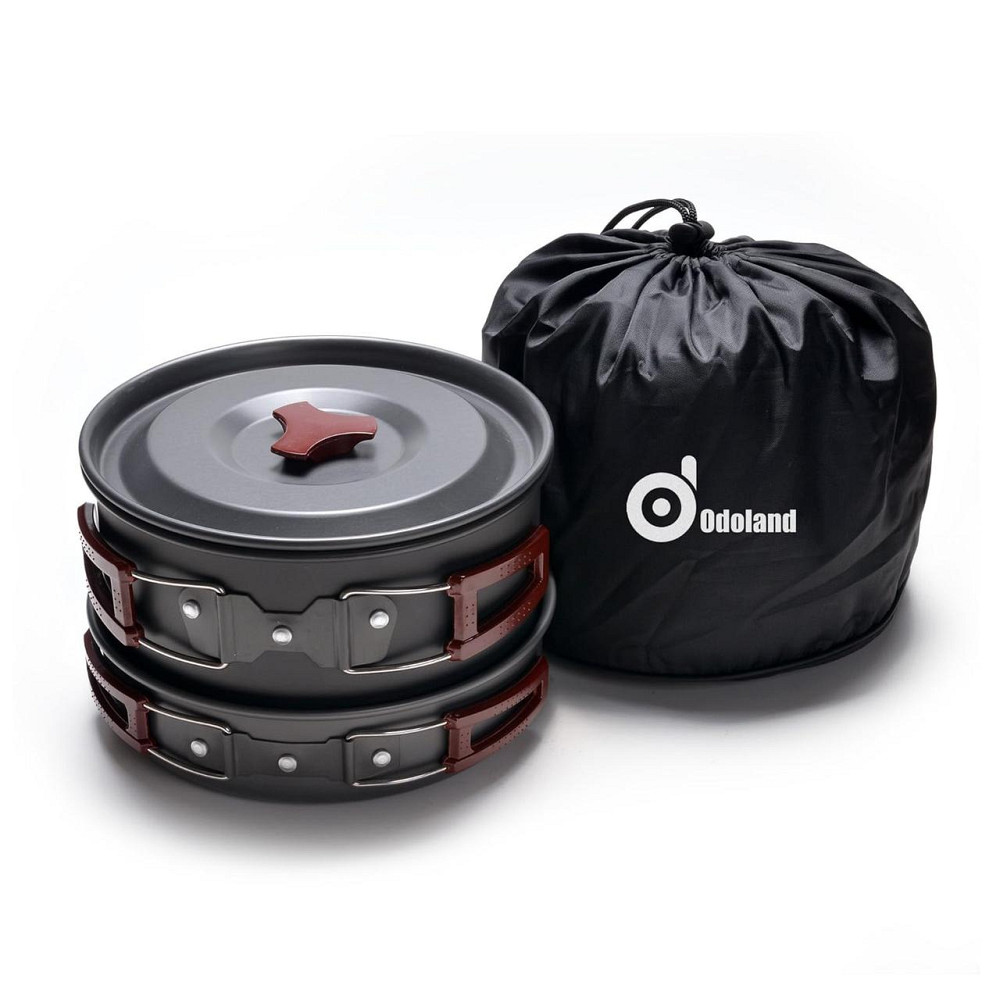 Набор походной посуды складной на 5 персон 13 предметов алюминий AL-500 туристический Киев - изображение 7