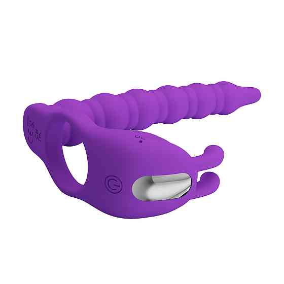 Віброкільце PRETTY LOVE Blackney purple, 7 vibration functions Memory function Sex Aura Київ
