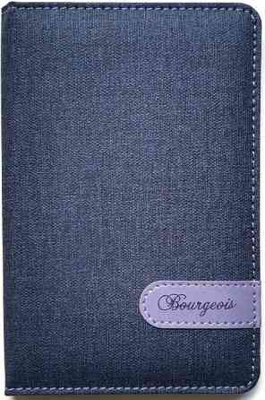Блокнот А6/80 арк. "Bourgeois" чисті аркуші, шкірзам обкл., 9286, шт Київ
