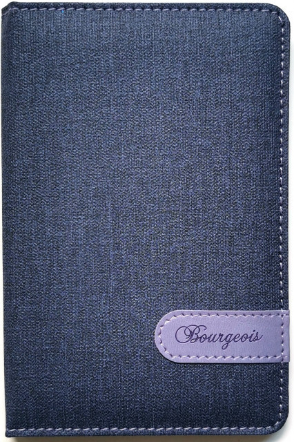 Блокнот А6/80 арк. "Bourgeois" чисті аркуші, шкірзам обкл., 9286, шт Київ - фото 1