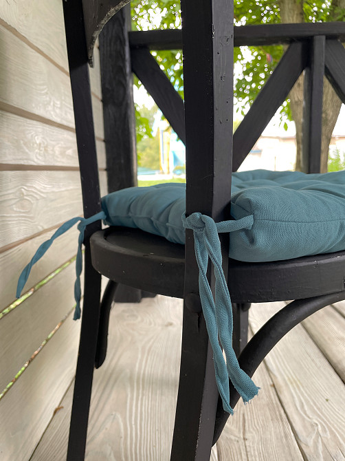 Подушка для стільців (40x40х5 см) Decorator Sparta колір сіро-блакитний 84-072 Київ - фото 8