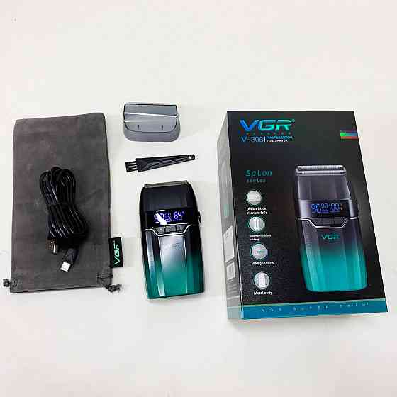 Портативная мужская бритва на аккумуляторе VGR V-308, Электробритва шейвер, Электробритва для мужчин ES-98 Львов