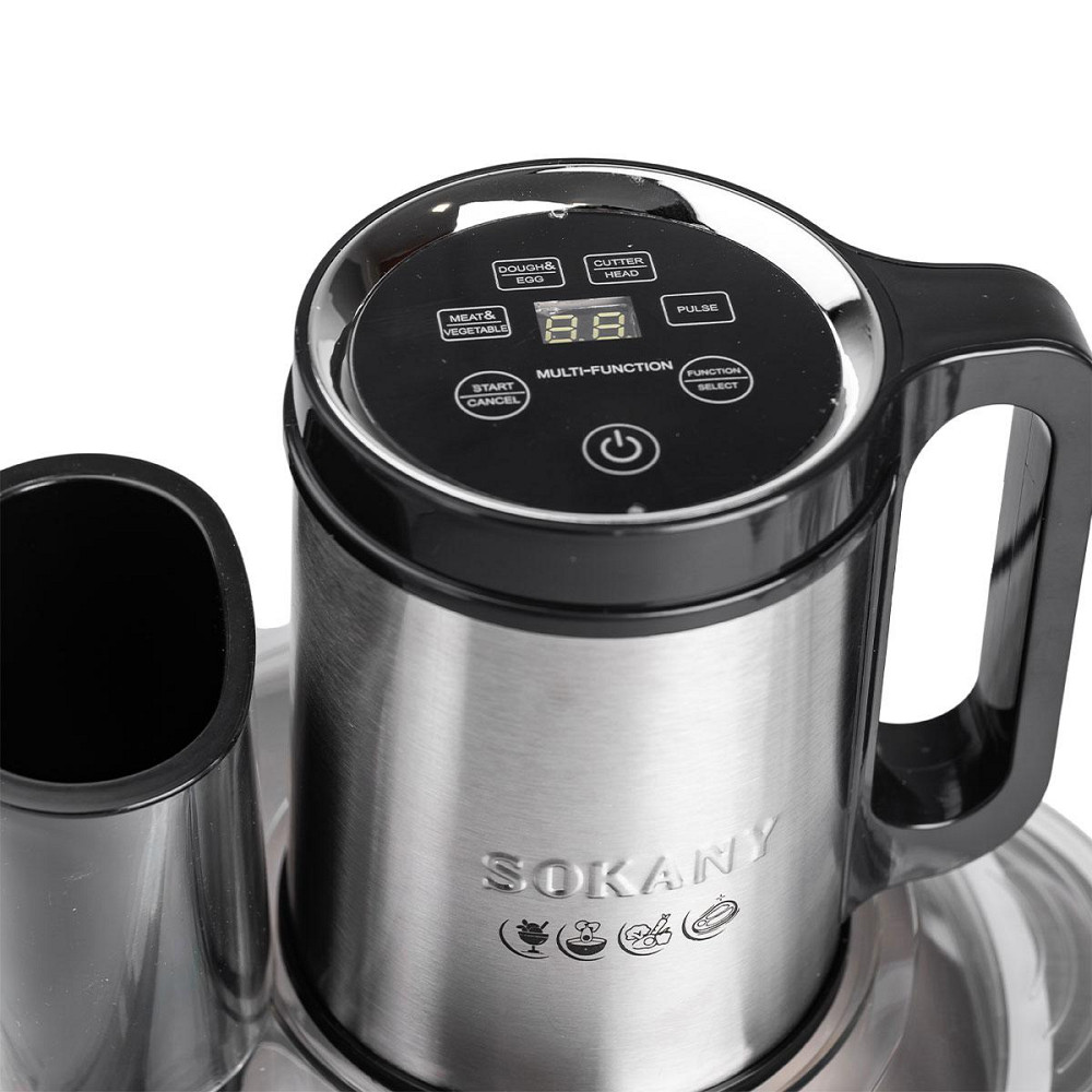 Чоппер измельчитель кухонный электрический 800 Вт с чашей на 3,5 литра мясорубка Sokany SK-06036 Киев - изображение 3