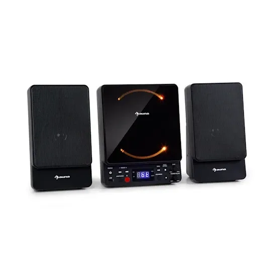 Вертикальная аудіосистема Auna Microstar Microsystem CD-плеер Bluetooth USB пульт з Німеччини Дніпро