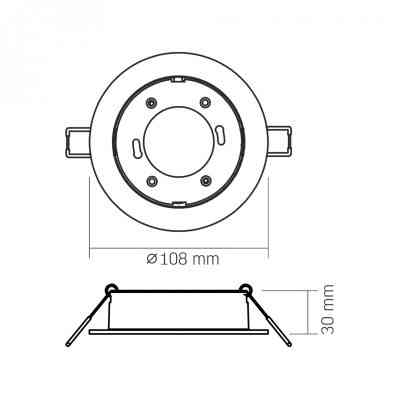 Світильник Videx VL-SPF27R-B Вінниця