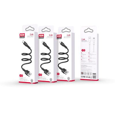 Дата кабель USB 2.0 AM to Micro 5P 1.0m black XO (NB230_M_Black) Винница - изображение 3