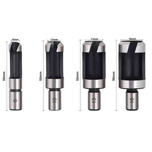 Набір пробкових фрез по дереву 8шт 6/10/13/16мм, циліндричні Вінниця