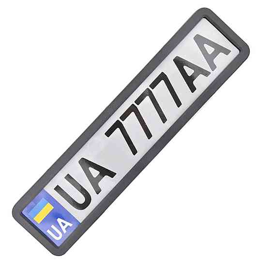 Рамка Сarlife під номер, чорна матова Київ