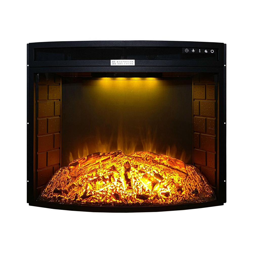 Электрокамин Royal Sky 28 (EF28C) с обогревом, со звуком, кирпичной кладкой, дровами и эффектом тления. Киев - изображение 6