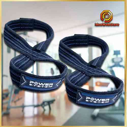 Лямки ремешки для становой тяги восьмерка Лямки для тяги PS для надежного хвата и защиты запястья размер S/M Киев
