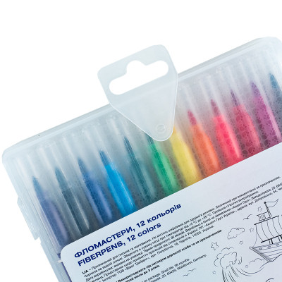 Фломастери Kite Creative пензлики 12 кольорів (K-1150) Вінниця - фото 2