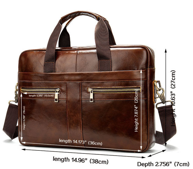 Портфель чоловічий натуральний шкіряний Київ - фото 5