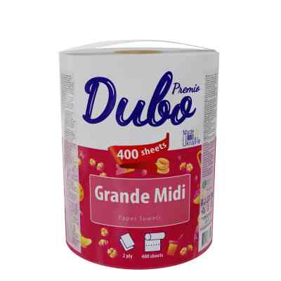 Паперові рушники Диво Premio Grande Midi 2 шари 400 відривів 1 рулон (4820003838518) Вінниця
