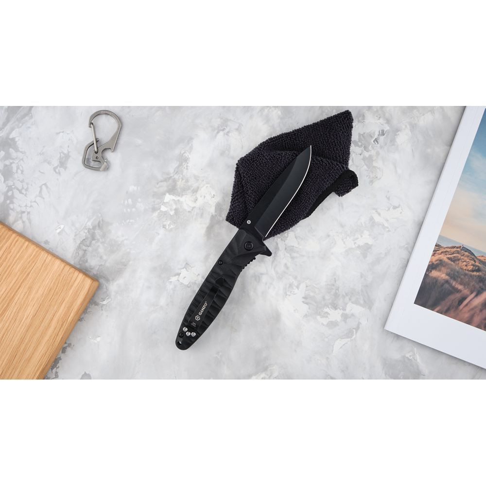 Ніж складаний Ganzo G620b-1 чорний Киев - изображение 5