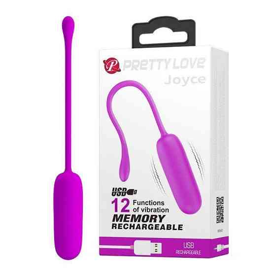 Віброяйце перезаряджаюче PrettyLove " Joyce " BI-014665 Sex Aura Київ