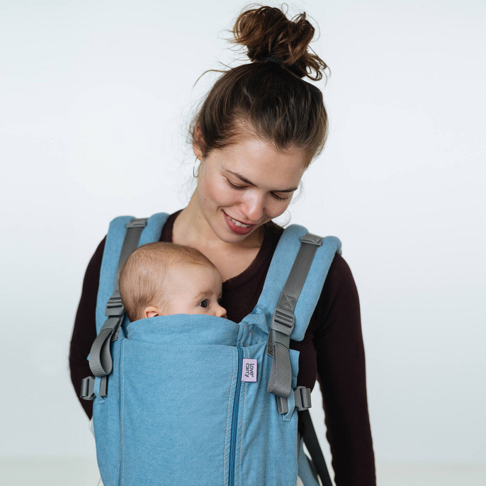Детская переноска Love & Carry ONE Светлый деним Киев - изображение 7