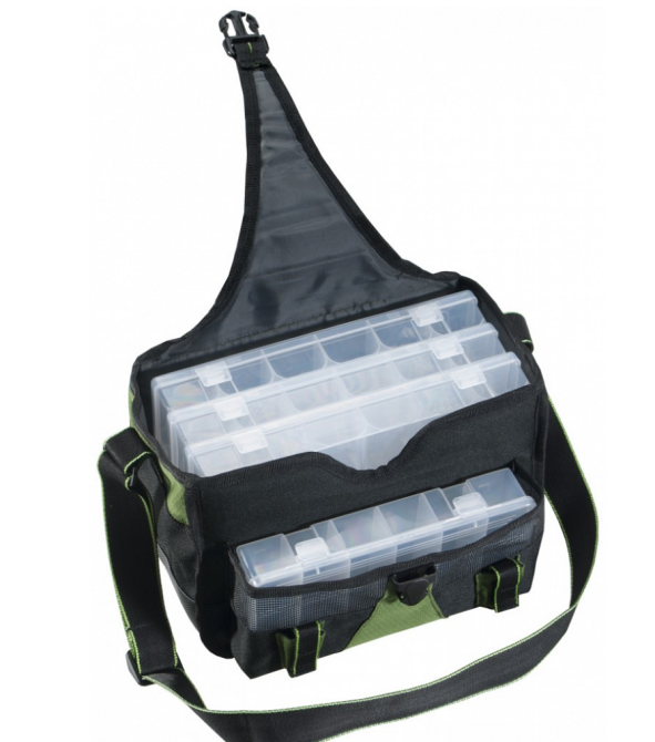 Карповая Сумка для рыбалки + 4 коробки Mivardi 