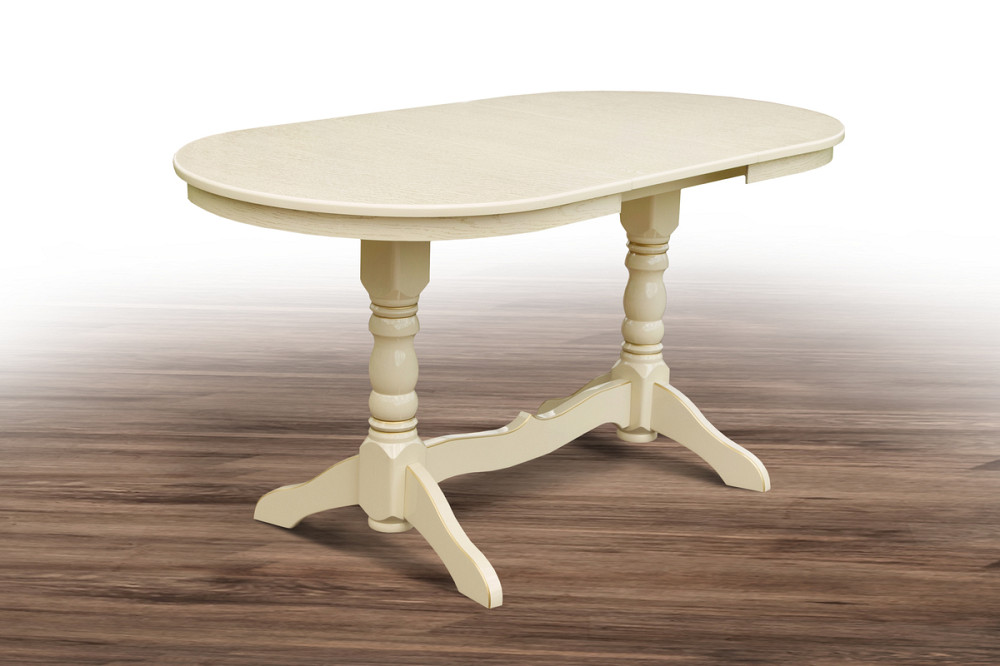 Стіл Говерла-2 розкл (120+40)/80,сл. кістка патина Київ - фото 1