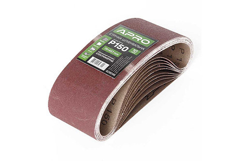 Стрічка шліфувальна нескінченна APRO P150 75×457мм (10 шт.) Рівне - фото 1