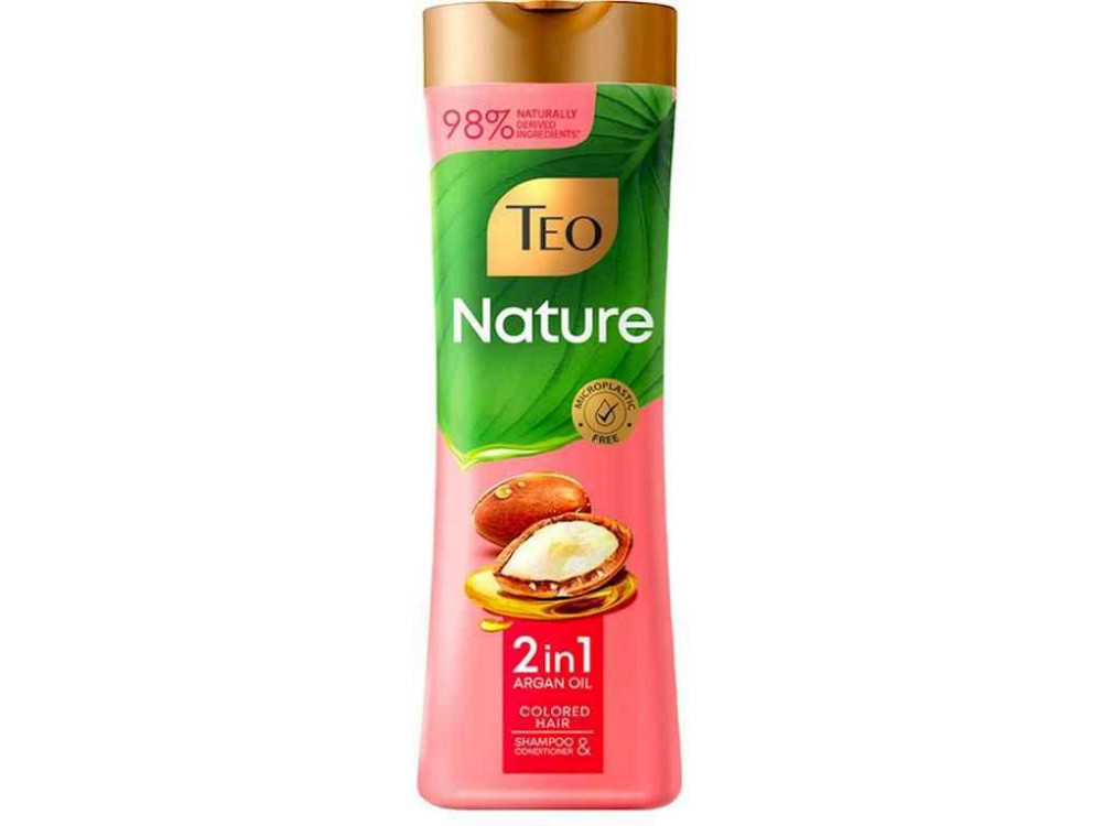 Шампунь-бальзам 350 мл NATURE 2IN1 ARGAN OIL ТМ TEO Solmir Київ - фото 1