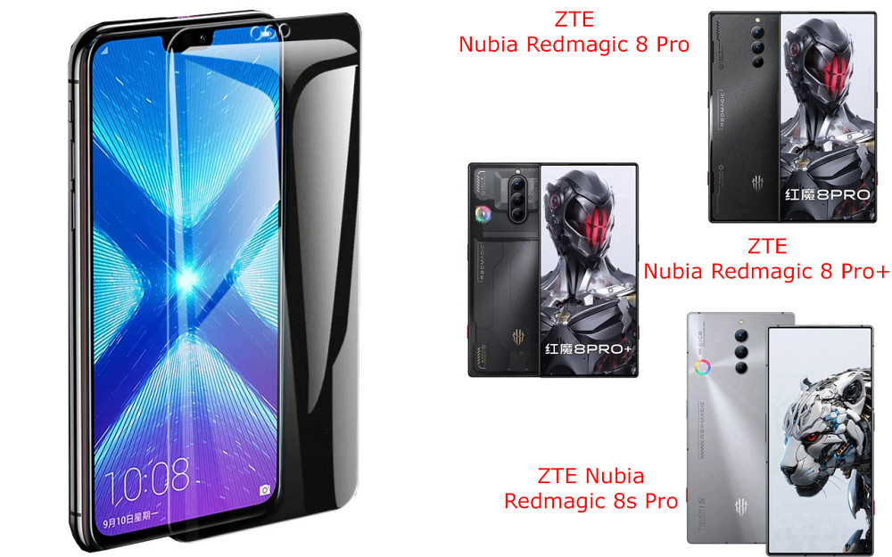 Защитное стекло NeoGlass для ZTE Nubia Redmagic 8 Pro, 8 Pro+, 8s Pro – ультрапрозрачное и устойчивое Киев - изображение 2