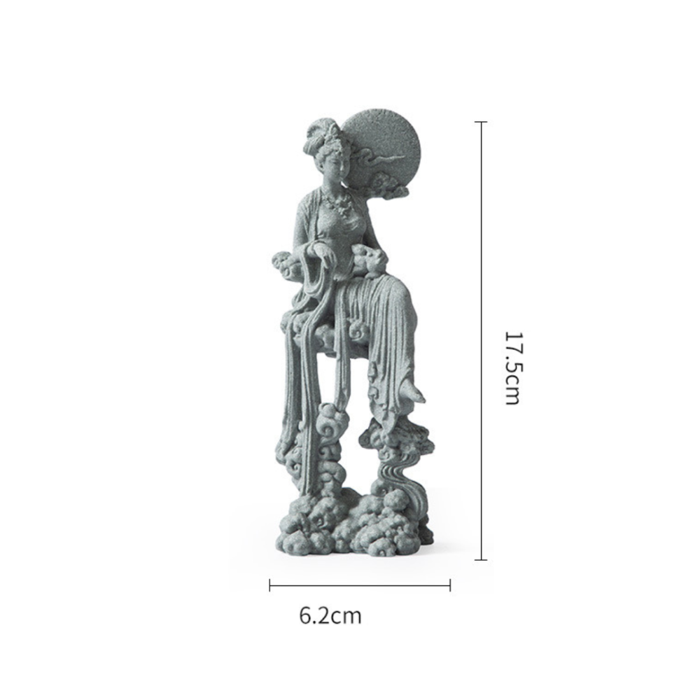 Фигурка Богиня Луны, садовая фигурка из полистоуна для декора, интерьера, дома, сада, аквариума Одесса - изображение 4
