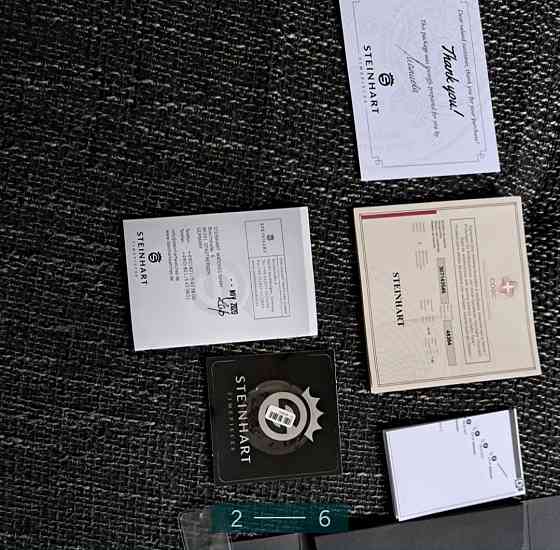 Лимитированные ! Steinhart Military 47mm new 1/50 единиц ..Чоловічий наручний годинник . Киев