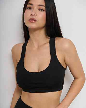 Спортивный женский кроп топ - перекрест на спинке Nicoletta 10074 XL Киев