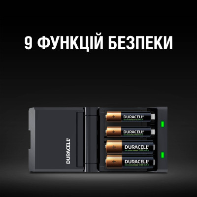 Зарядное устройство для аккумуляторов Duracell CEF27 + 2 rechar AA1300mAh + 2 rechar AAA750mAh (5001374) Винница - изображение 5