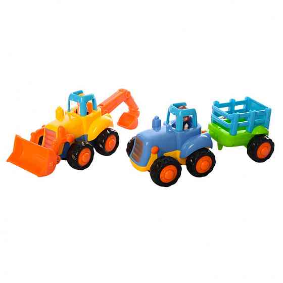 Набір іграшкових машинок Будтехніка 326m інерційні Вінниця