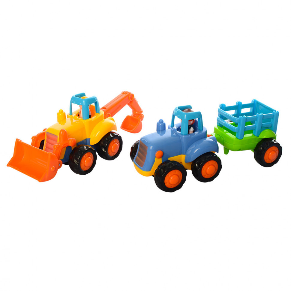 Набір іграшкових машинок Будтехніка 326m інерційні Вінниця - фото 4