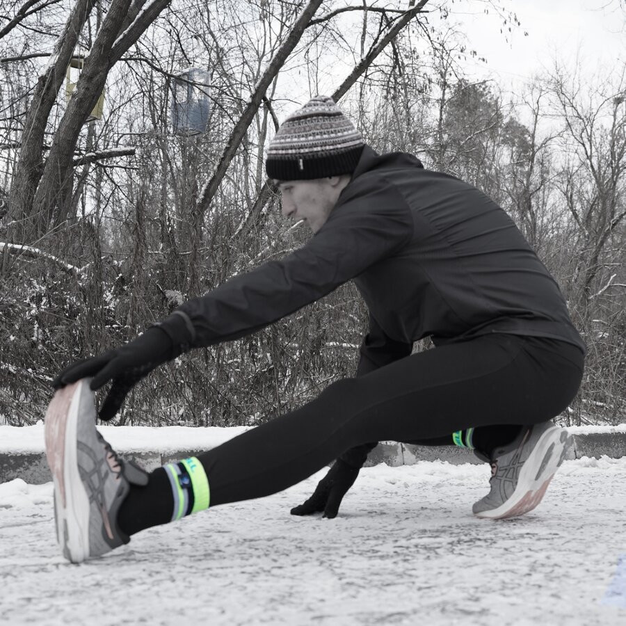 Носки водонепроницаемые Dexshell Pro Visibility Cycling DS648HVYS Черные с зеленой полосой (47-49) размер XL Киев - изображение 7