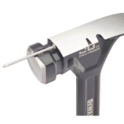 Молоток DeWALT CURVE-CLAW, суцільнометалевий, 567 г, з гвоздодером. (DWHT51009-0) Вінниця - фото 4