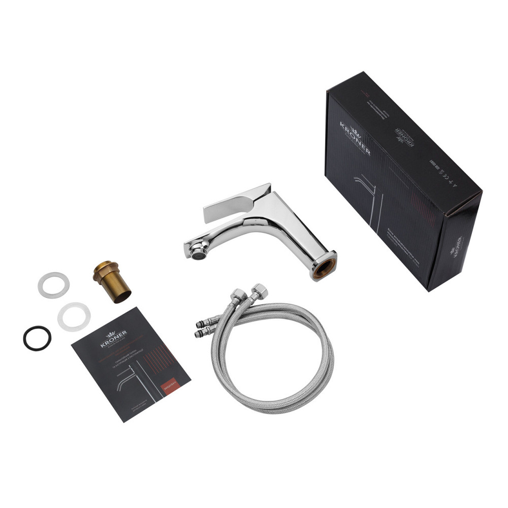 Смеситель для раковины Kroner KRP Vog - C010 Киев - изображение 9