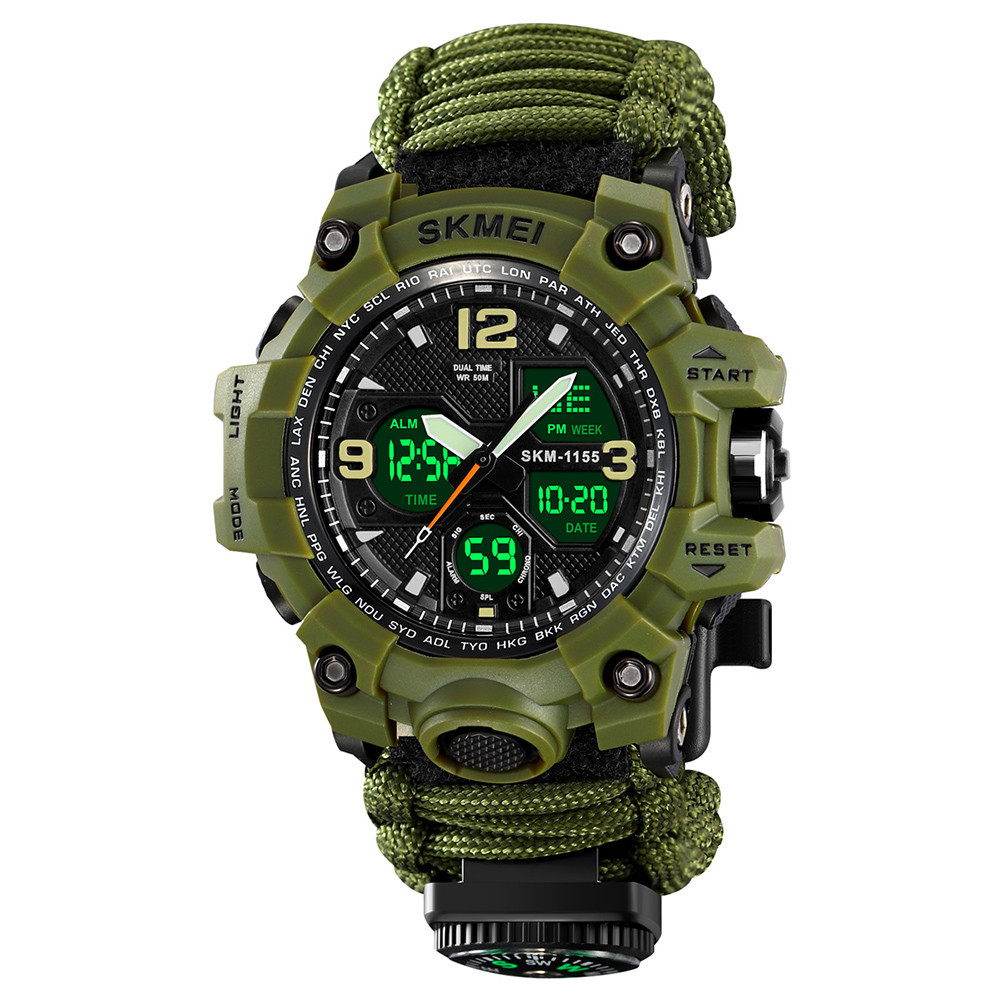Skmei 1155BNAG Army Green SBR Киев - изображение 2