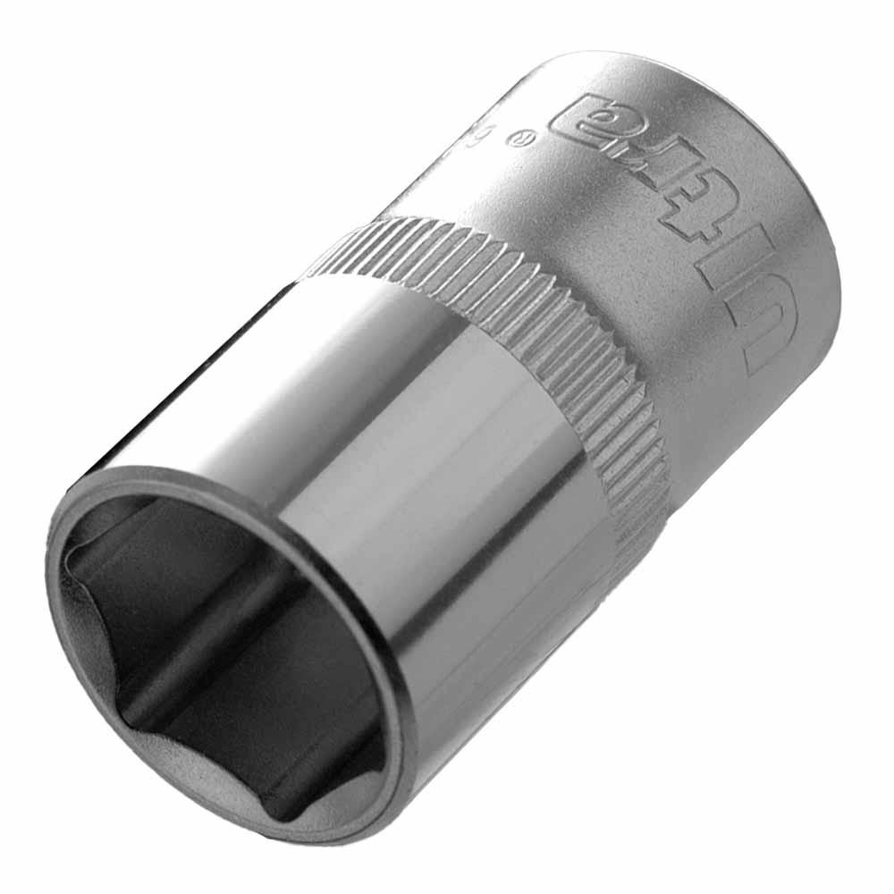 Насадка шестигранна коротка 1/2" 16 мм CrV ULTRA (6070162) Київ - фото 4