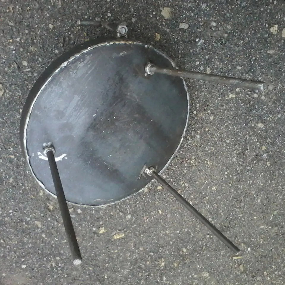 Сковорода з диска борони для багаття 60 см для пікніка, диск для смаження Київ - фото 4