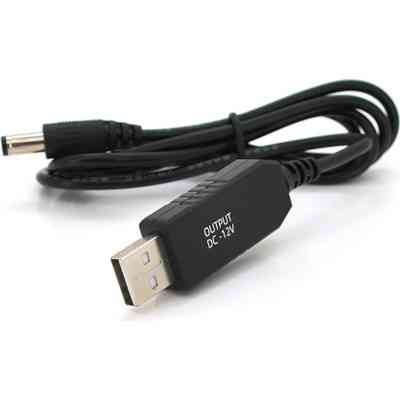 Кабель живлення USB to DC 5.5x2.5mm 12V 1.0m OEM Voltronic (KPFR/5-12) Вінниця