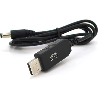 Кабель живлення USB to DC 5.5x2.5mm 12V 1.0m OEM Voltronic (KPFR/5-12) Вінниця - фото 1