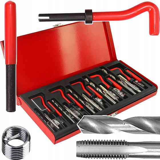 Набір інструментів для ремонту та відновлення різьби 131 елемент M5–M12 Mar-Pol (M55882) Нововолинськ