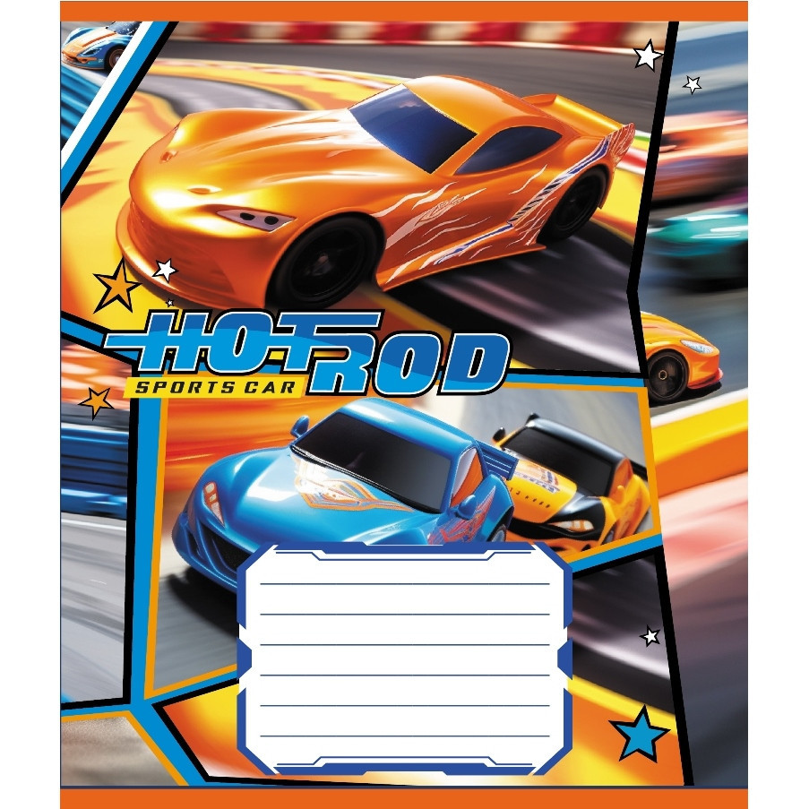 Зошит учнівський "Супертрак" 018-530353K-4 в клітинку, 18 аркушів Вінниця - фото 1