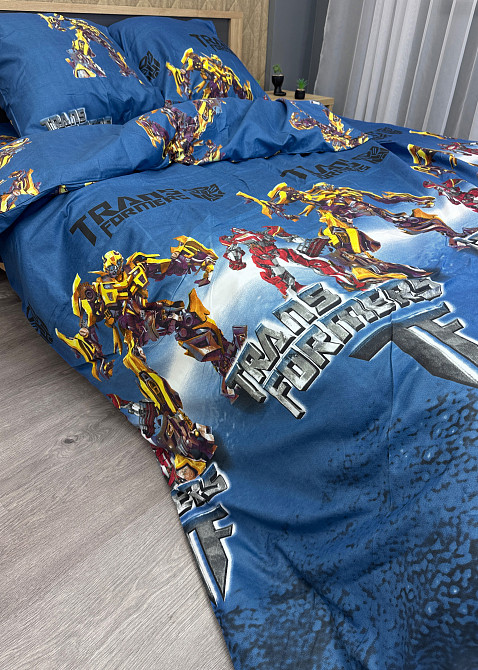 Комплект детского постельного белья Фланель, Koloco Полуторный 150х210 с разноцветным принтом (88-064) Киев - изображение 2